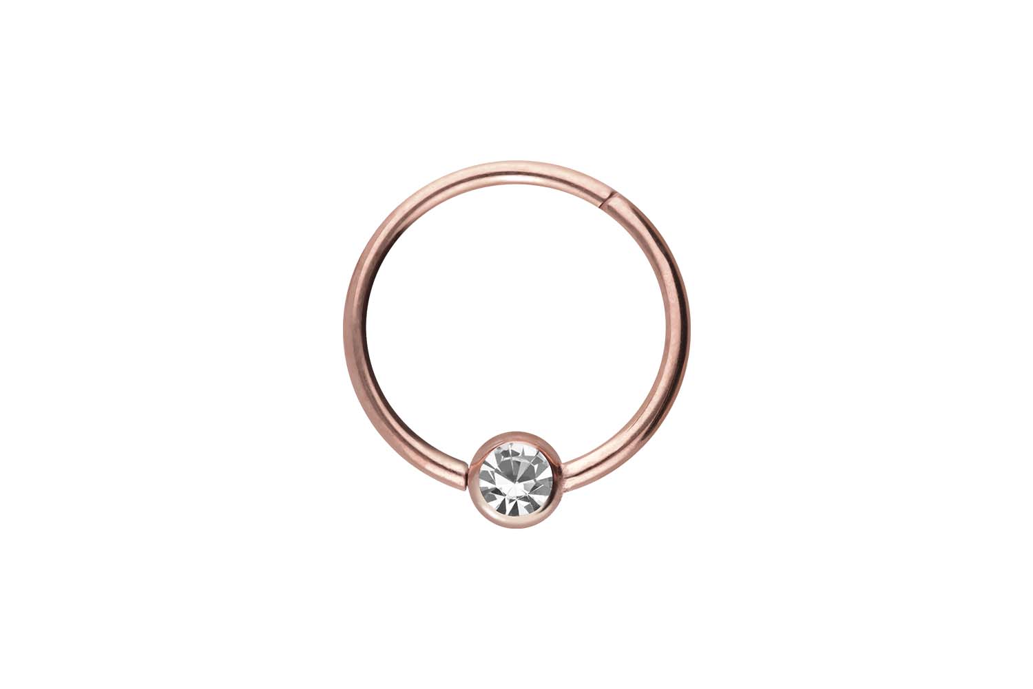 Titan Segmentring Clicker Piercing KRISTALL ++SALE++